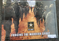 (2) Metal Signs - "Majesty of Freedom" & "Forging the Warrior Spirit" - 2