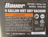 Bauer Shop Vacuum - 4