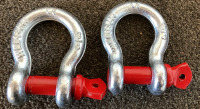 (4) Screw Pin Anchor Lift Shackles (2-1”, 2-3/4”) - 3