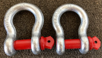 (4) Screw Pin Anchor Lift Shackles (2-1”, 2-3/4”) - 4