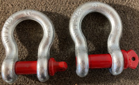 Screw Pin Anchor Lifting Shackles - 3/4”,7/8”,1”,1-1/8”,1-1/4” - 5