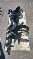 Excavator Attachments, Miva VA13, 3 piece Auger Attachment Set - 3