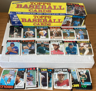 Topps 1986 Baseball Cards