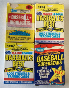 Classic Topps & Fleer Collectors Baseball Cards