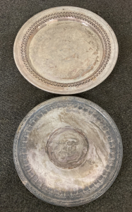 (2) Silver Plate Dishes