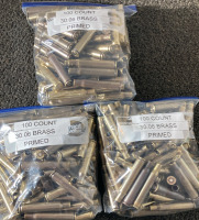 (300) Count 30.06 Brass Primed