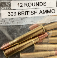 (38) Count 6.8 MM Remington SPC Brass, (12) Rounds 303 British Ammo, (38) Count 35 Remington Brass - 3