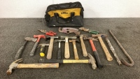 Dewalt Bag With Assorted Hand Tools