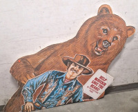 7ft Tall Yellowstone Maverick Bear Foam Cut-Out - 3