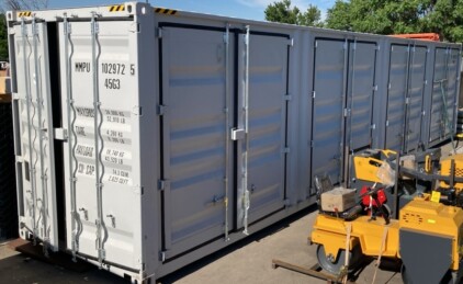45' 5-DOOR SHIPPING CONTAINER - ONE TRIP!