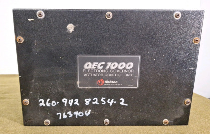 (1) Wabtec QEG 1000, Locomotive, Electronic Governor Actuator Control Unit