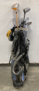 Knight Golf Bag With Assorted Clubs