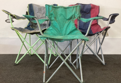 (3) Folding Camp Chairs