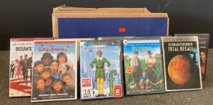 Large Box Of A Variety Of Movies