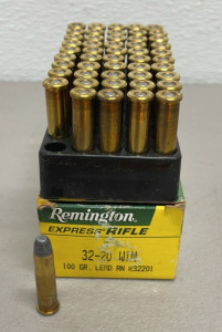 (50) Rounds Of Remington Express Rifle .32-20 100 Grain Lead RN Ammunition Cartridges