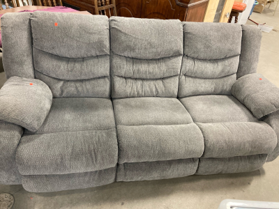 Gray Recliner Couch