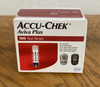 Accu-Chek Aviva Plus Test Strips - 100 Count