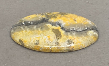 (1) 56.85 Ct. Top Quality Natural Bumblebee Jasper Gemstone Cabochon