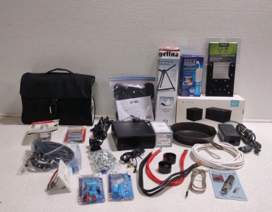 Rock Space While Home Mesh WiFi System, 9" Cast Iron Pan, XPDS 18 Unit, Astron Amplifier, Plug In Air Purifier & More