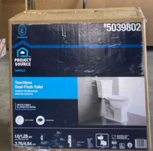 Project Source Touchless Dual-Flush Toilet