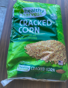 (3) 40 Lbs Bags Of Healthy Harvest Craked Corn