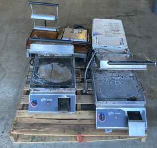 (1) Noritz Water Heater Model:N-069M-1 (2) Star Pro Max 14&rdquo; Panini Grill (1) Double Sided Cast Iron Press