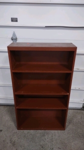 3-Shelf Wooden Bookshelf