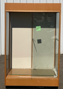 Wooden Trophy Case 48&rdquo;x18&rdquo;x77&rdquo;