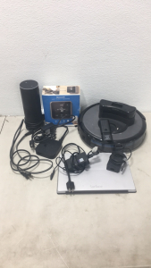 (1) Surface 4 Computer w/2 chargers (1) Apple TV (1) Ecovacs Robotics Deebot Robo Vac w/remote & battery (1)Amazon Alexa Speaker (1) Honeywell Thermostat