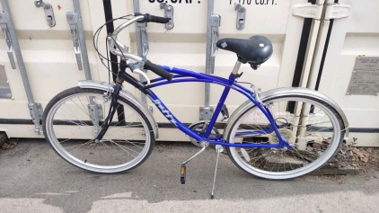 26" Huffy (Black/Blue) Bike