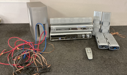 Philips DVD Player & Recorder W/ Speakers