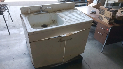 Vintage Sink and Cabinet