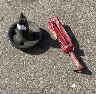 (2) Small Boat Anchors