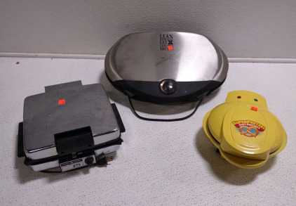 Soft Pretzels Maker, Waffle Maker & Lean Mean Fat Grilling Machine