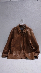Wilson's Leather (Size L) Leather Jacket (Brown/Tan)