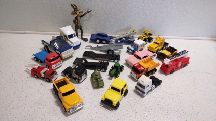 Assorted Trucks/ Cars w/ Wile E. Coyote