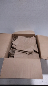 Box Full of Unused Paper Bags