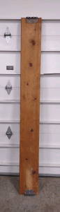 6'7"x9" (Brown) Wooden Shelf