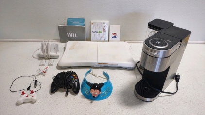 Keurig Coffee Machine, (1) Small Drone, (1) XBox Controller & More