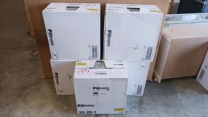 5) Boxes 3m Filtrete Filters 20x20x1, #258972