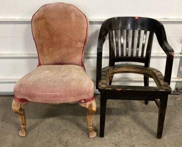 (2) Vintage Chairs - Good for a Project