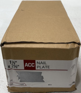 (200) 1 1/2&rdquo;X2 1/2&rdquo; Halex Nail Protector Plates