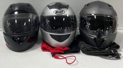 (3) Motorcycle Helmets