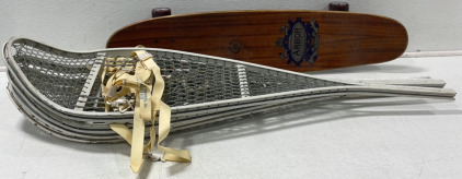Longboard & (2) Pairs Military Style Snow Shoes