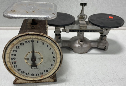 (2) Vintage Scales