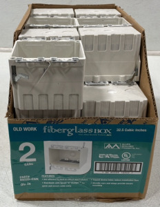 Box of Allied Moulded New Work Fiberglass Box