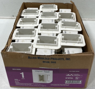 Box of Allied Moulded New Work Vaporseal Fiberglass Box