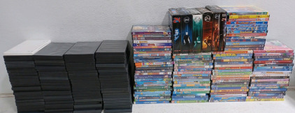 (1) Assorted DVDs (1) "24" TV Show Seasons 1-6 Box Sets (89) Empty DVD Cases