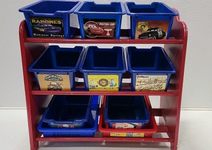 Disney Cars (12) bin toy storage