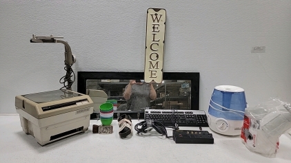 Apollo Projector, Lg.Coat Rack W/Mirror & Much More